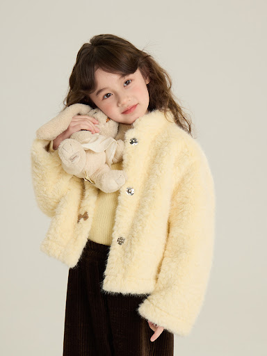 Title 10, Manteau en Fourrure pour Enfants Couche Unique ...
