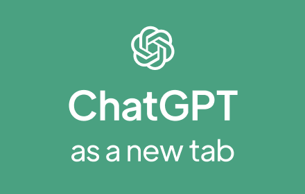 ChatGPT as a New Tab Preview image 0