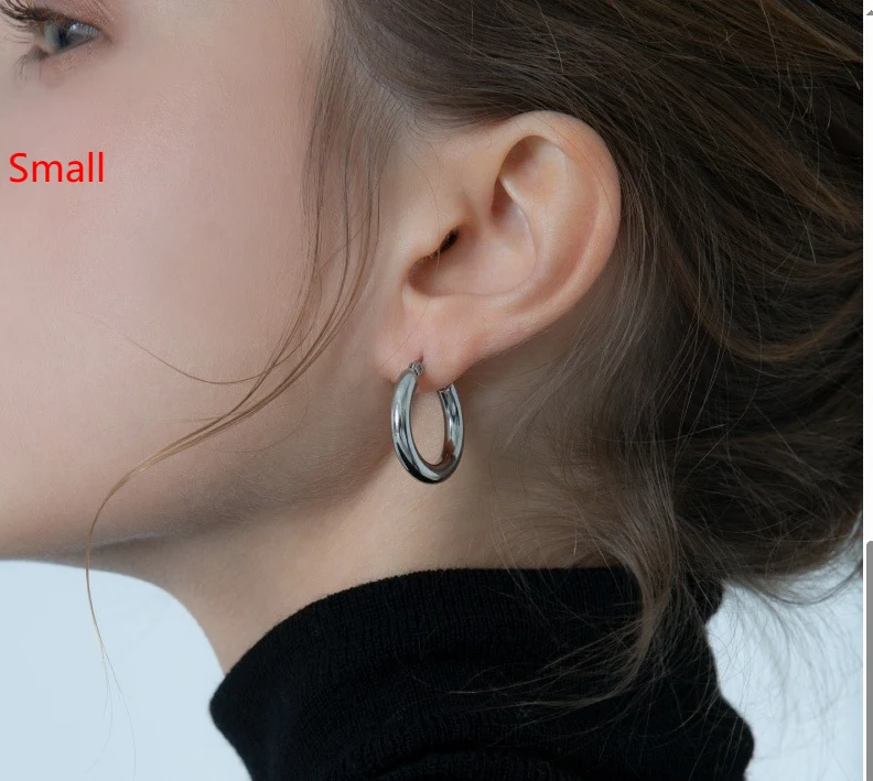 U-förmige geometrische Ohrringe für Damenmode und Schlichtheit, stilvoller Schmuck für einen eleganten und modernen Look.