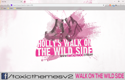 Holly's Walk on Wild Side Fantasy Radio UK small promo image