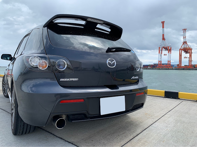 アクセラスポーツのマツダスピードアクセラ・仙台港・新港・洗車したけど雨・GWは仕事に関するカスタム事例の投稿画像3枚目
