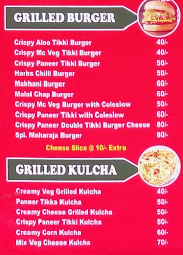 Grill Burger Point menu 