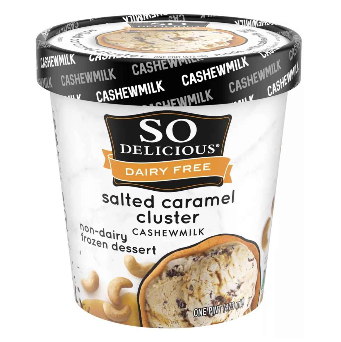 Salted Caramel Cluster Cashewmilk Frozen Dessert