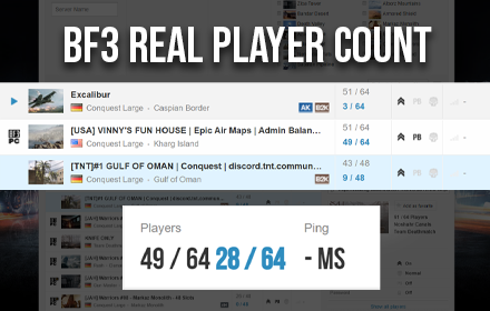 BF3 Battlelog Player Count Validator small promo image