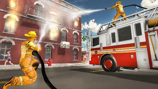 American Firefighter Rescue Fire Truck Driving(圖2)-速報App