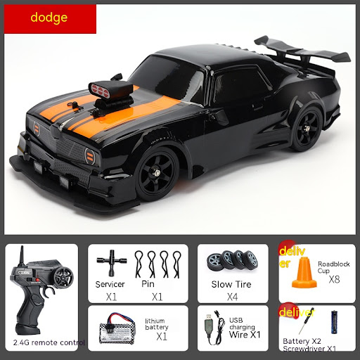 Title 5, RC Remote Control Car AE86 Four-wheel Drive Hig...