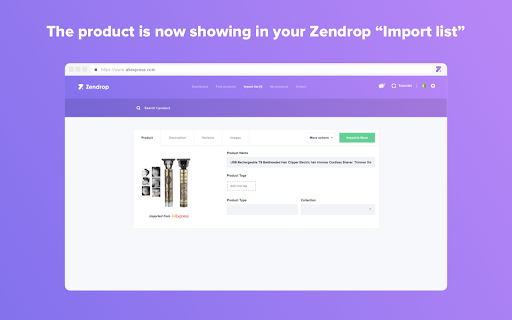 Zendrop - AliExpress Product Importer