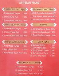 The Arabian Restaurant menu 5