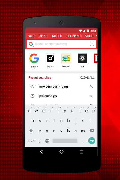New Opera Mini Beta 2017 Guide Screen 3