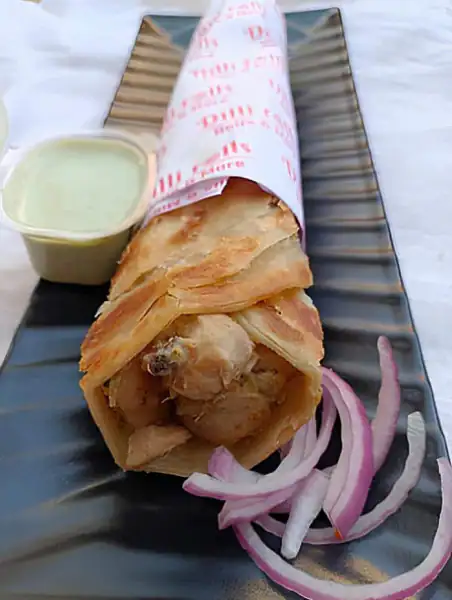 Chicken Afghani Tikka Roll