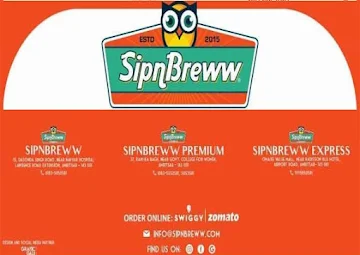 Sipnbreww Original menu 