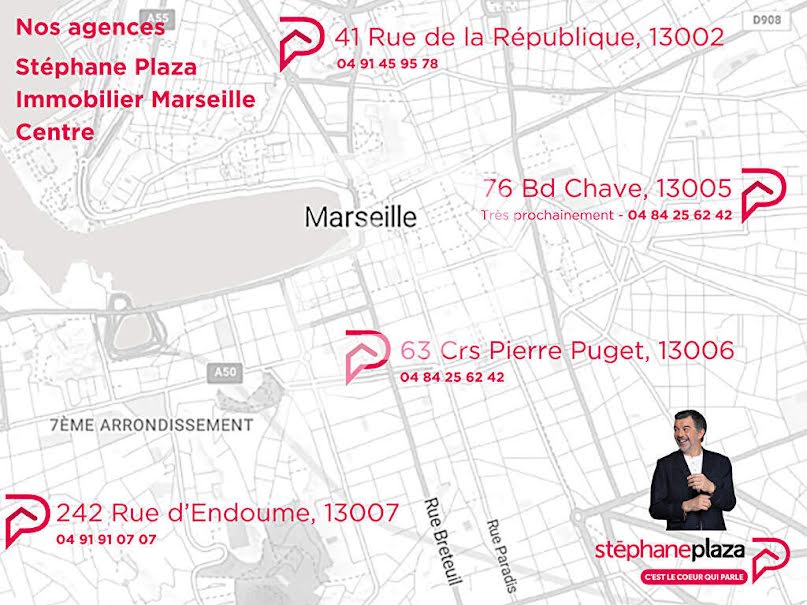 Vente appartement 4 pièces 70.6 m² à Marseille 2ème (13002), 187 000 €