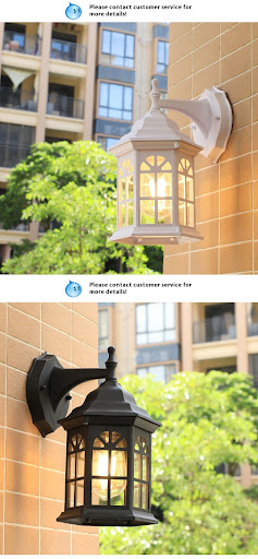 Title 3, European-style Garden Balcony Wall Lamp Outdoor