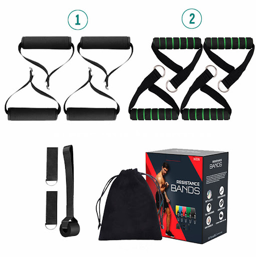 Title 5, Latex Pull Rope Exercise Resistance Bands Stret...