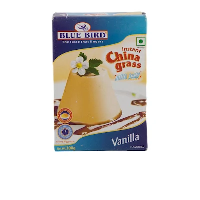 Blue Bird China Grass Milk Jelly - Vanila, - 100 gm