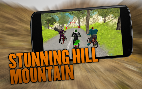 Superhero Bicycle Race Offroad Stunt Rider Game 3D - náhled