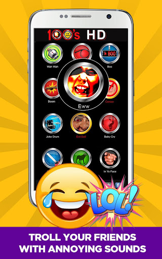 Screenshot 100's of Buttons & Prank Sound