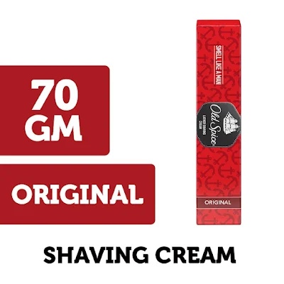 Old Spice Leather Shave Cream - Fresh Lime - 70 gm