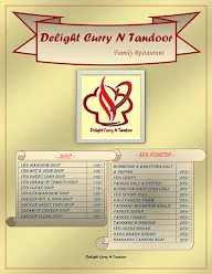 Delight Curry N Tandoor menu 3