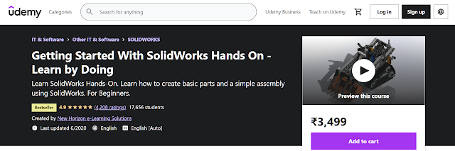 Getting Started With SolidWorks Hands-On - Learn by Doing on Udemy
