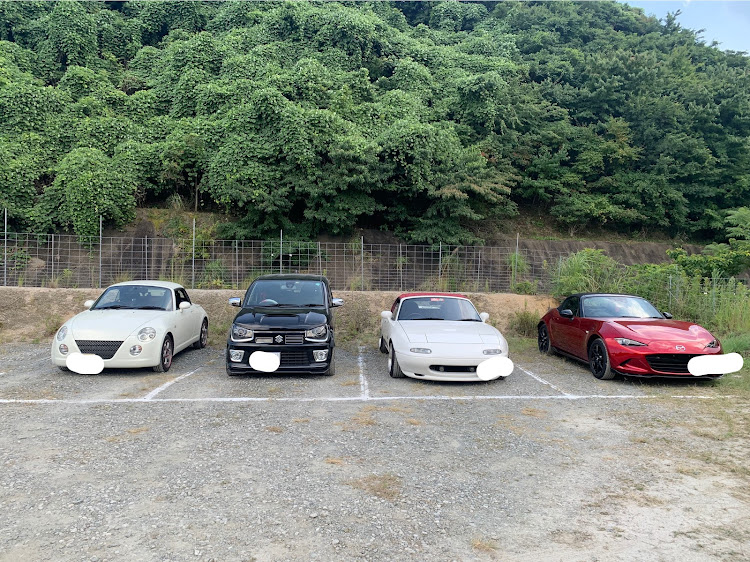 コペンの女子ツーリング・ももパフェ・ひまわり・暑い！に関するカスタム事例の投稿画像3枚目