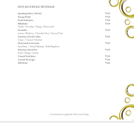 Cove The Bar (Radisson Blu) menu 2