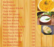 Khichdie menu 1