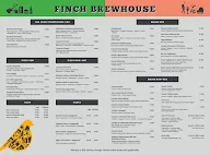 Finch Brewhouse menu 2