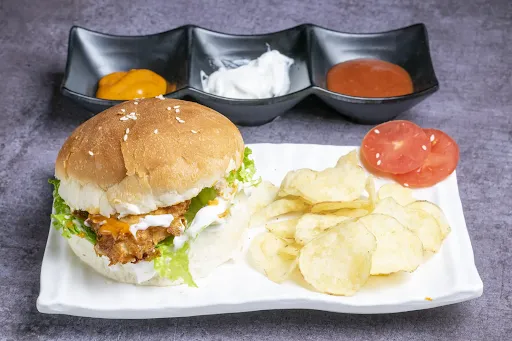 Crispy Fried Chicken Burger