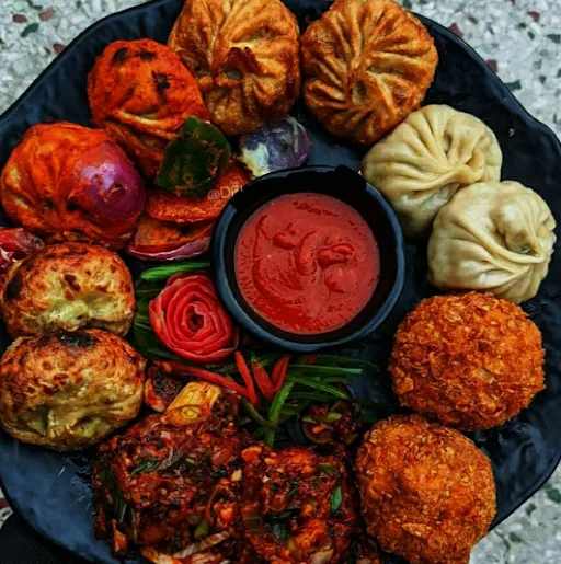 Veg Momos Platter [2 Box][12 Pcs]