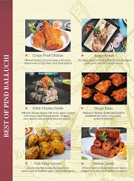 Pind Balluchi menu 2