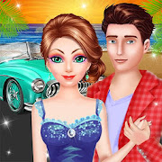Romantic Road Trip Date Love Story  Icon