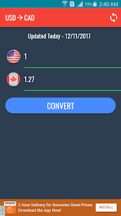 USD to CAD Converter - náhled