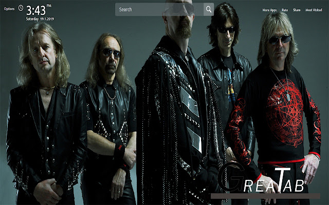 Judas Priest Wallpapers Theme |GreaTab