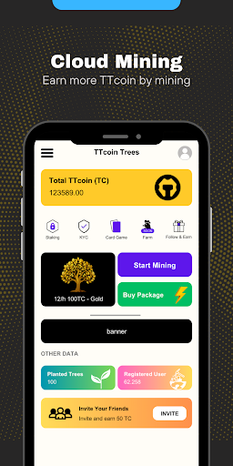 Screenshot TTcoin Trees - Cloud Mining