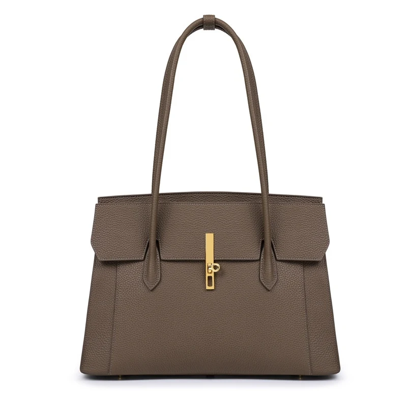 Dames Tote Bag in Effen Kleur met Grote Capaciteit Eenvoudig en Ruim Ideaal voor Dagelijks Gebruik en Vervoer van Alles