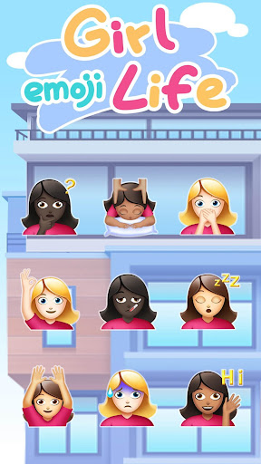Girl Life Emoji Sticker For Facemoji