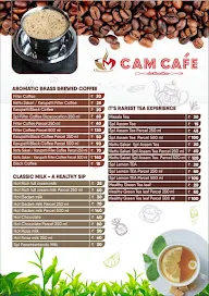 CAM Cafe menu 3