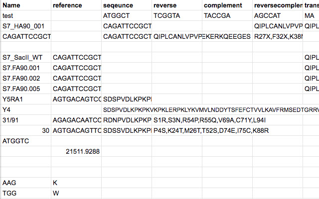 ProteinBio chrome extension