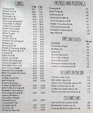 Doughlicious menu 1