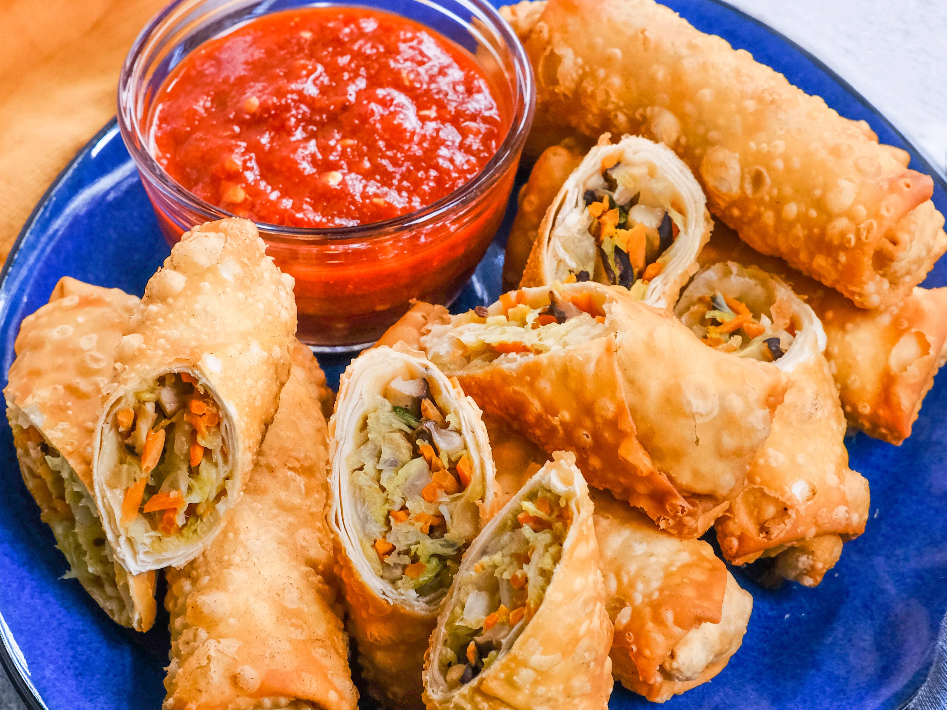 Crispy Vegetable Spring Rolls Recipe