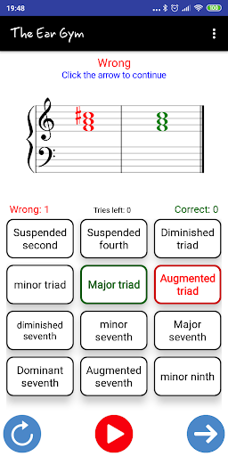 Screenshot The Ear Gym - Ear training