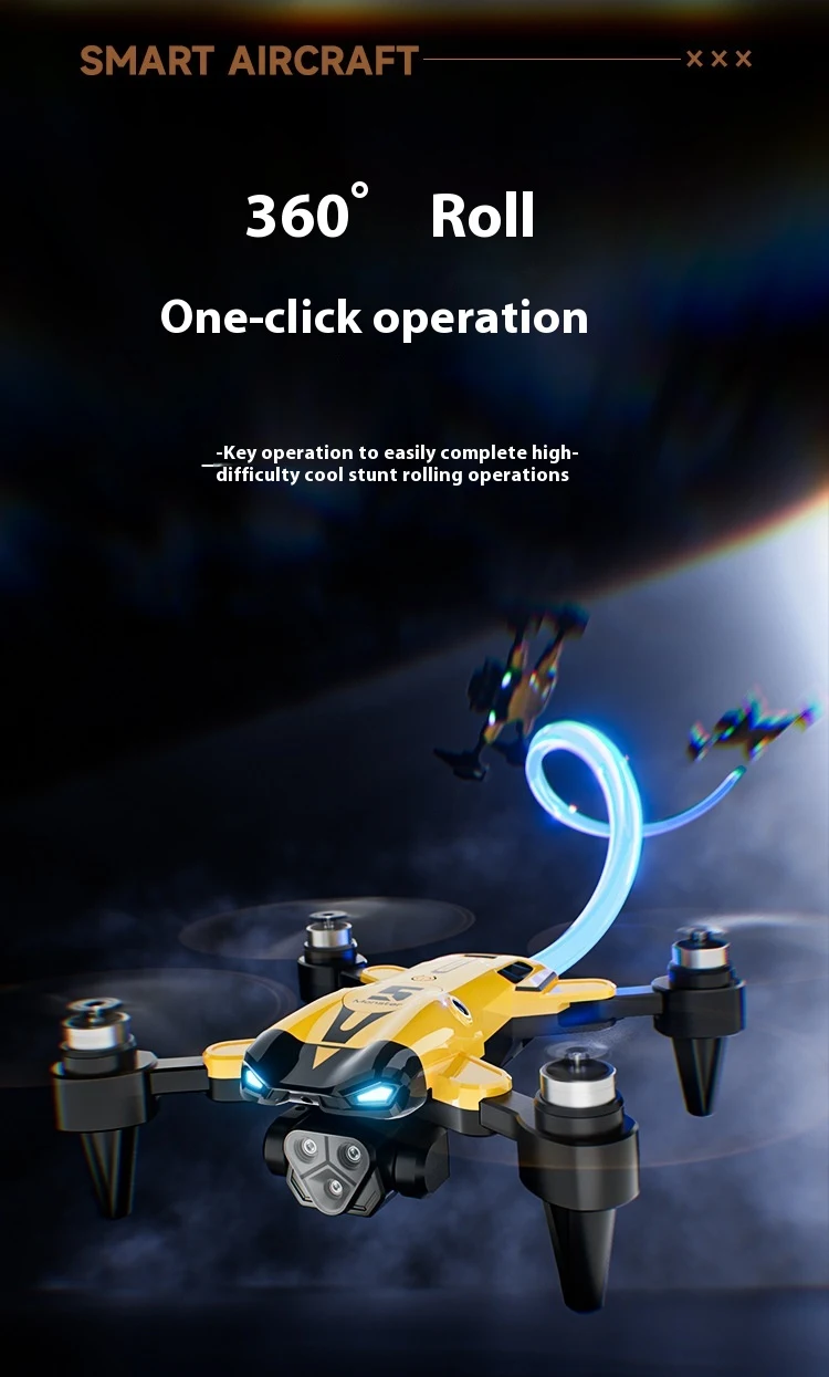 Title 18, Drone avec Trois Caméras pour la Photographie A...
