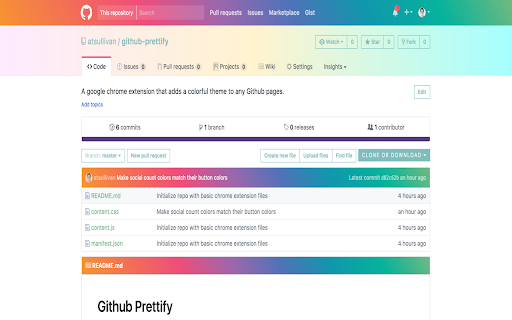 GitHub Prettify