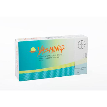 Yasminiq Drospirenona + Etinilestradiol 3/0.02g Bayer Caja x 28 Comprimidos  