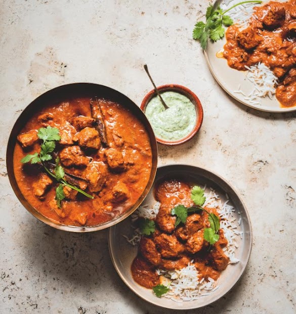 Easy butter chicken curry with browned butter