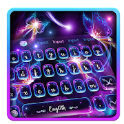 Fluorescent Butterflies Keyboard Theme 10001005 Icon