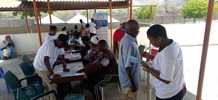 Takaungu residents undergo free cancer screening at Takaungu Social Hall on Saturday, March 10, 2023.