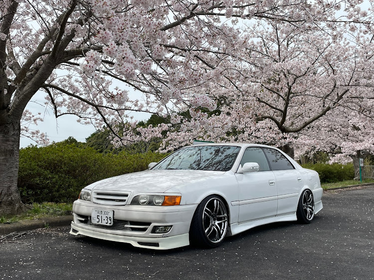 チェイサーの桜とコラボ🌸・サクラと愛車・桜・桜とコラボに関するカスタム事例の投稿画像2枚目