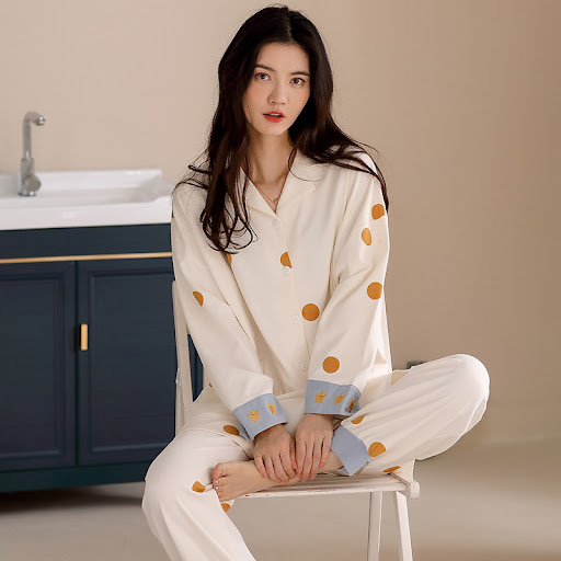 Title 2, New Style Pajamas Spring and Autumn Long-sleeve...